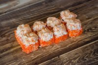 Горячий ролл с Угрем и Креветкой