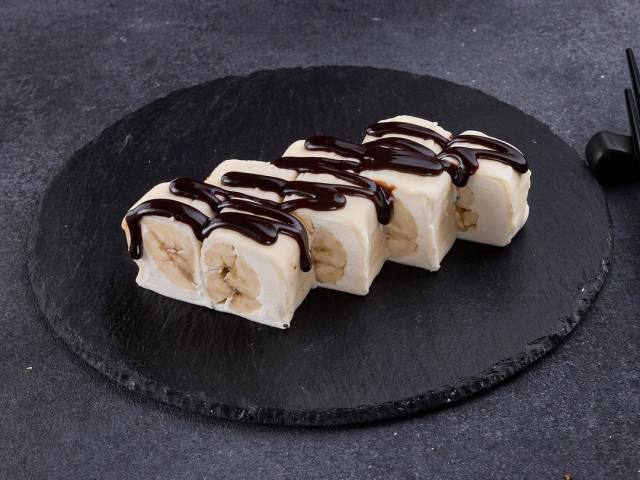 ПОДАРОК В ДЕНЬ РОЖДЕНИЯ! РОЛЛ СЛАДКИЙ &laquo;БАНАНОВЫЙ РАЙ&raquo;