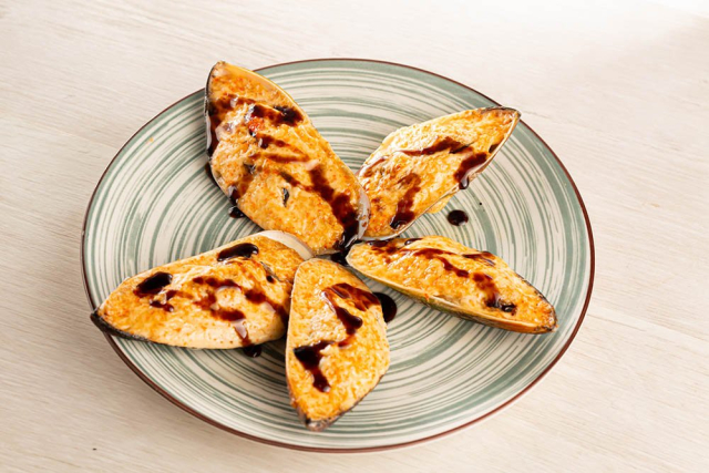 Запеченные мидии