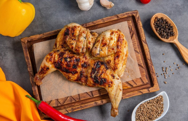 Цыпленок на мангале