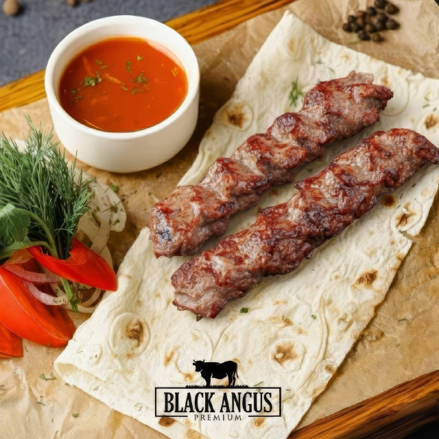 Люля-кебаб из мраморной говядины