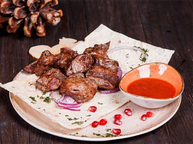 Шашлык из бараньей мякоти