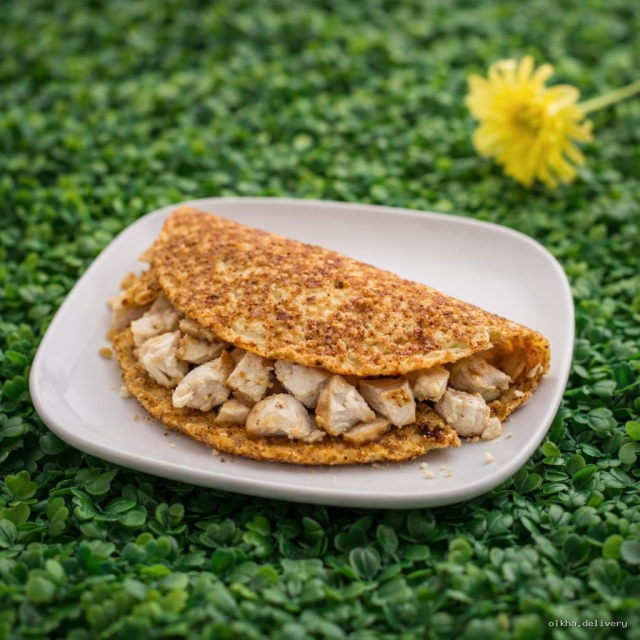 Овсяноблин с курицей