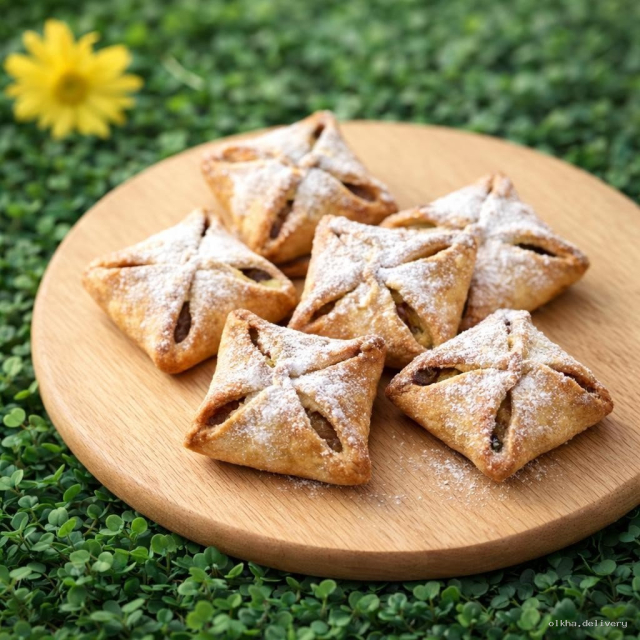 конверт с яблоком